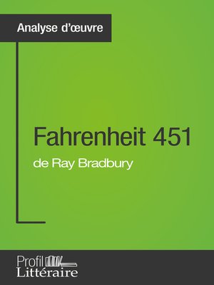 cover image of Fahrenheit 451 de Ray Bradbury (Analyse approfondie)